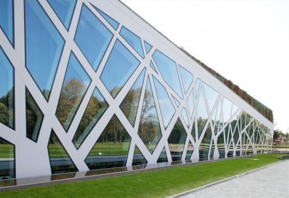 Structural glass facade system 